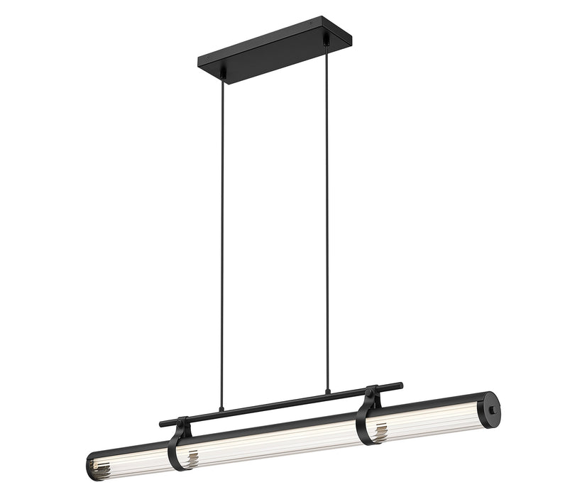 Z-Lite - 1959-44L-MB-LED - LED Linear Chandelier - Benoit - Matte Black