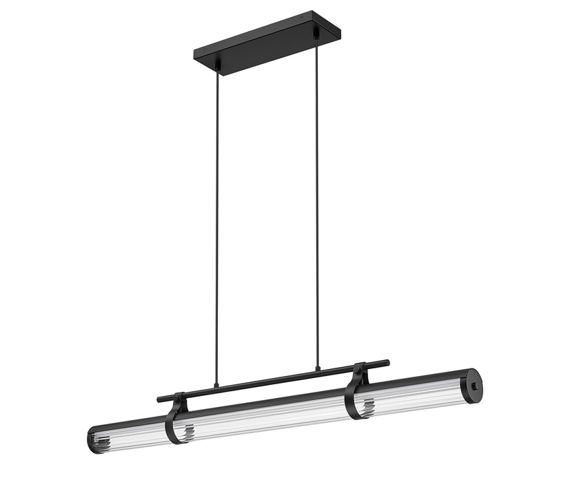 Z-Lite - 1959-44L-MB-LED - LED Linear Chandelier - Benoit - Matte Black