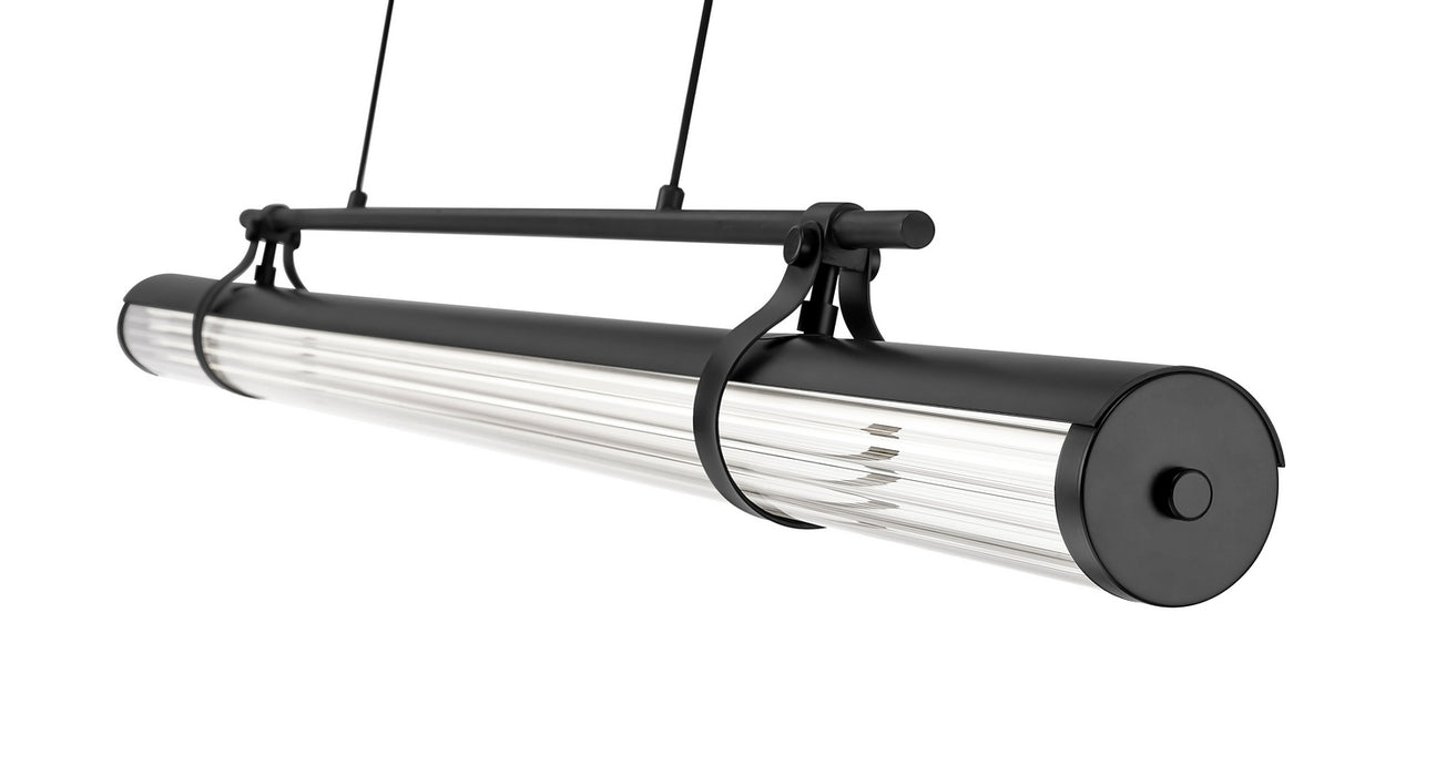 Z-Lite - 1959-54L-MB-LED - LED Linear Chandelier - Benoit - Matte Black