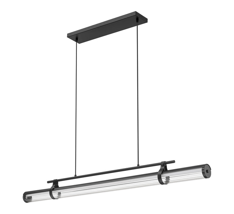 Z-Lite - 1959-54L-MB-LED - LED Linear Chandelier - Benoit - Matte Black