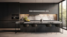 Z-Lite - 1959-54L-MB-LED - LED Linear Chandelier - Benoit - Matte Black