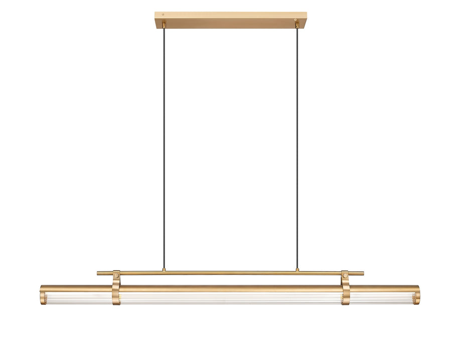 Z-Lite - 1959-54L-MGLD-LED - LED Linear Chandelier - Benoit - Modern Gold