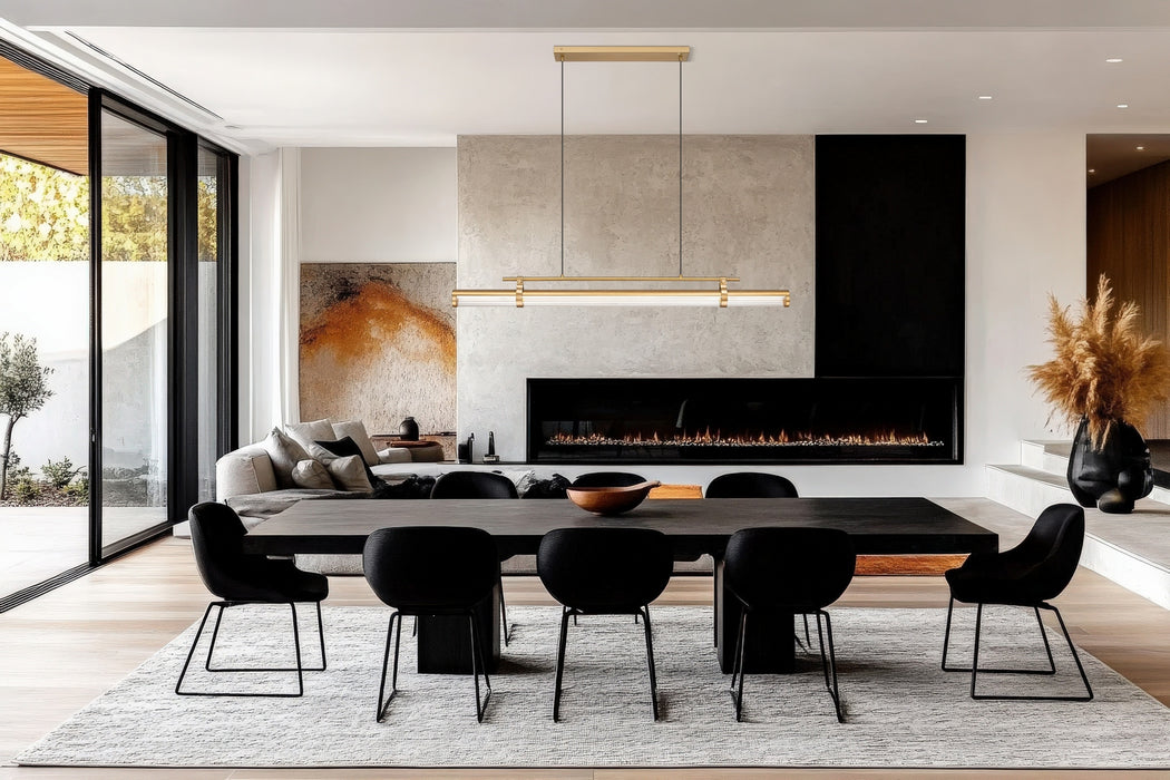 Z-Lite - 1959-54L-MGLD-LED - LED Linear Chandelier - Benoit - Modern Gold