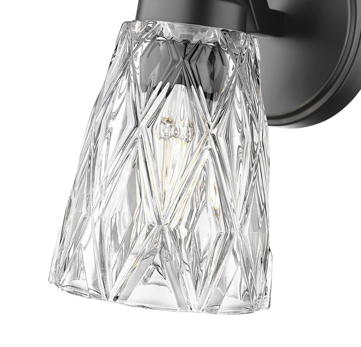 Z-Lite - 1960-1S-MB - One Light Wall Sconce - Andree - Matte Black