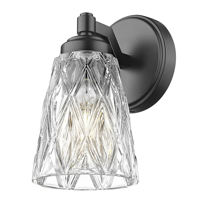 Z-Lite - 1960-1S-MB - One Light Wall Sconce - Andree - Matte Black