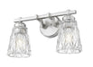 Z-Lite - 1960-2V-BN - Two Light Vanity - Andree - Brushed Nickel