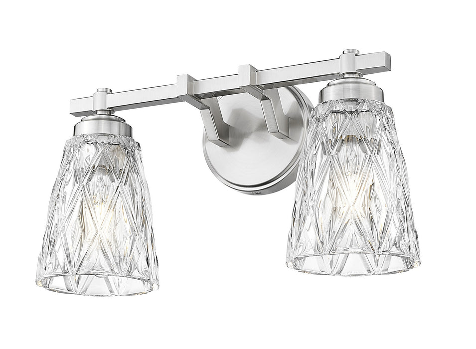 Z-Lite - 1960-2V-BN - Two Light Vanity - Andree - Brushed Nickel