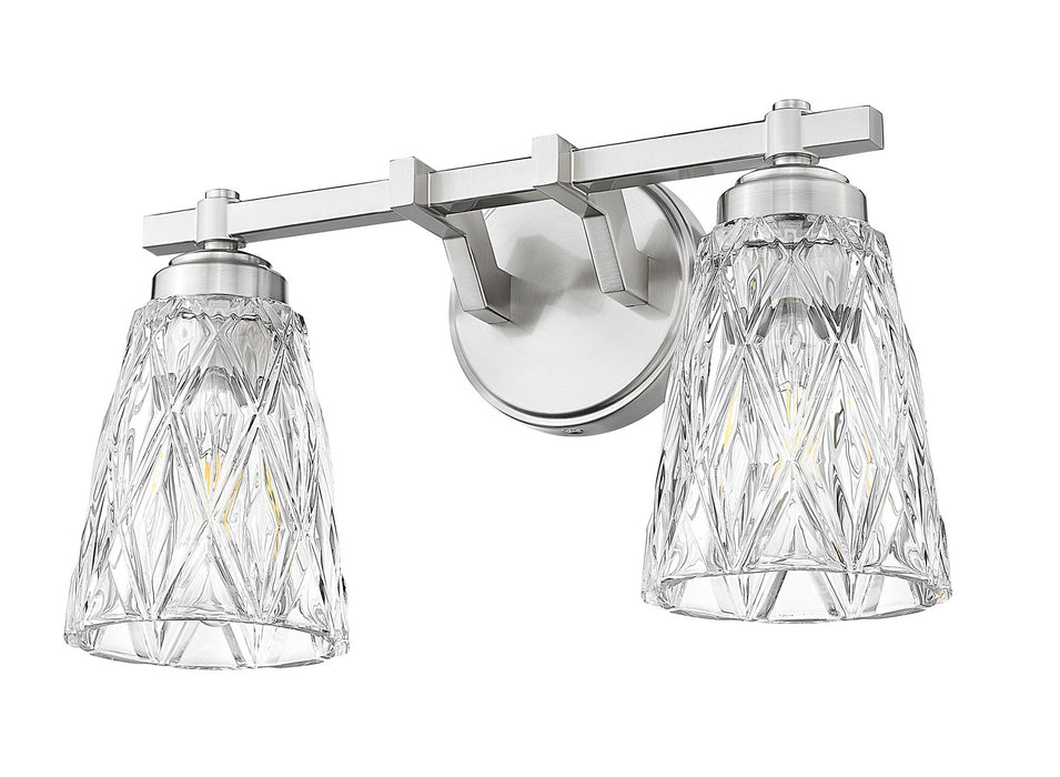 Z-Lite - 1960-2V-BN - Two Light Vanity - Andree - Brushed Nickel