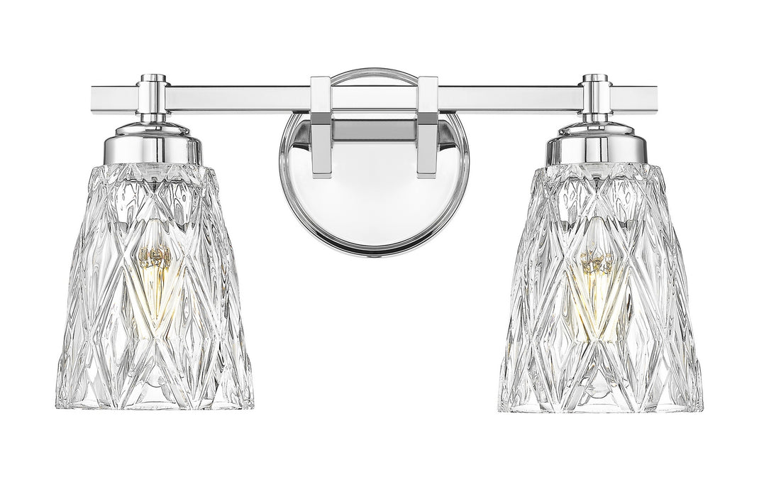 Z-Lite - 1960-2V-CH - Two Light Vanity - Andree - Chrome