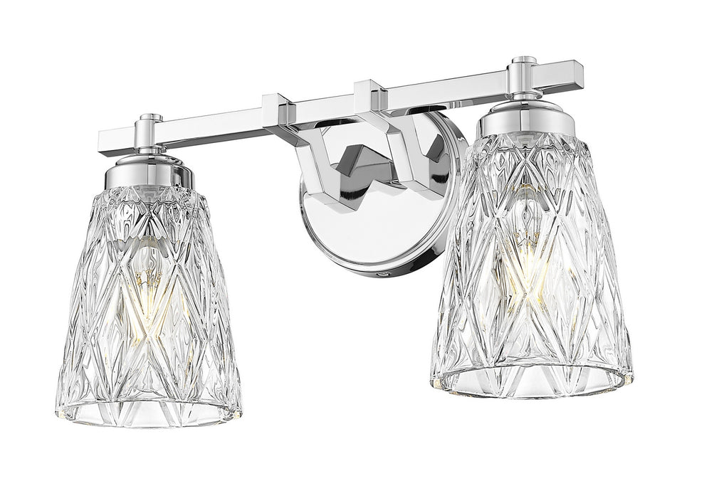 Z-Lite - 1960-2V-CH - Two Light Vanity - Andree - Chrome