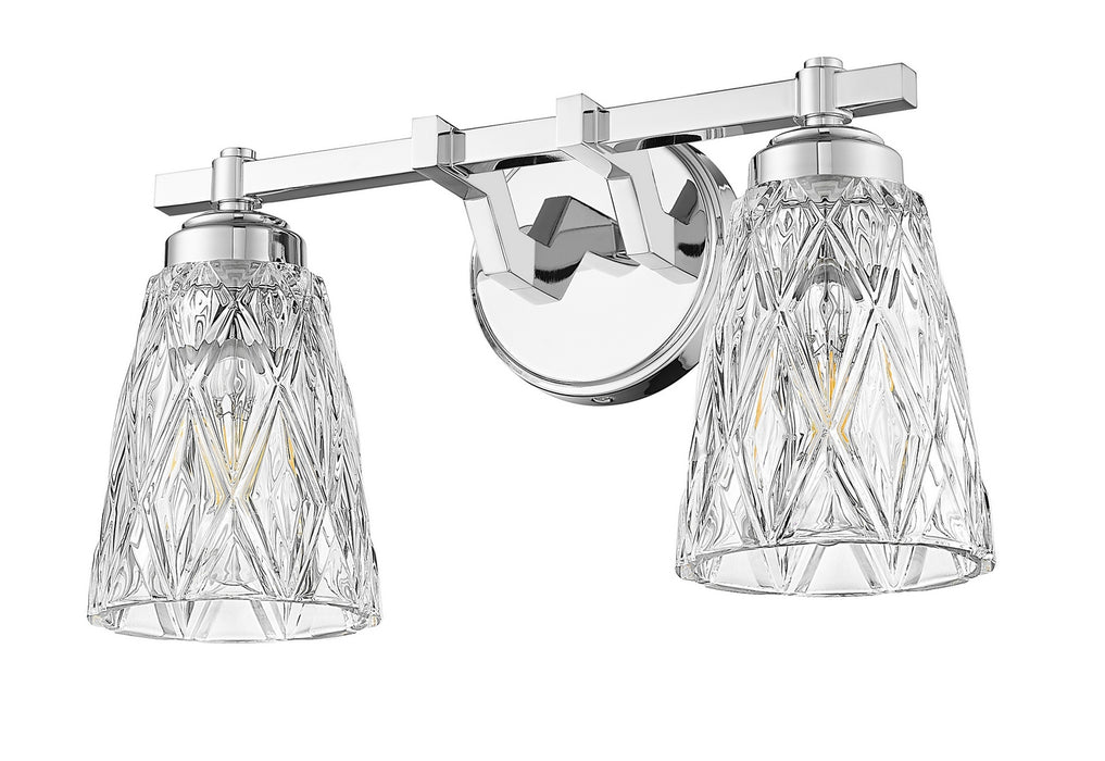 Z-Lite - 1960-2V-CH - Two Light Vanity - Andree - Chrome