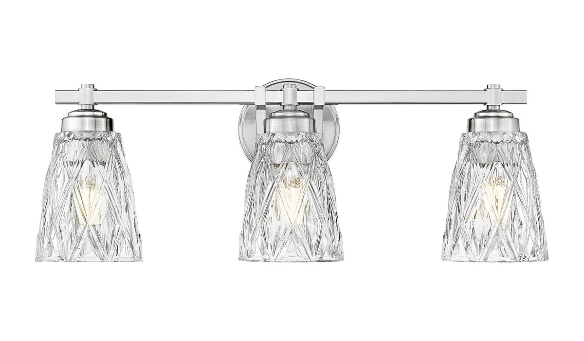 Z-Lite - 1960-3V-BN - Three Light Vanity - Andree - Brushed Nickel