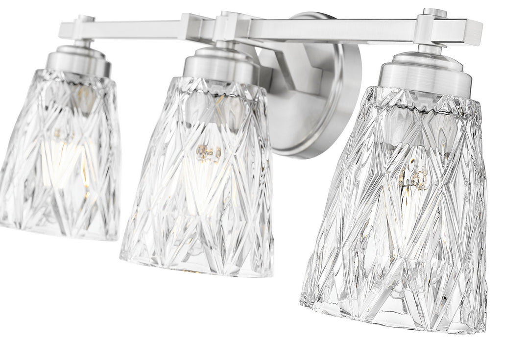 Z-Lite - 1960-3V-BN - Three Light Vanity - Andree - Brushed Nickel