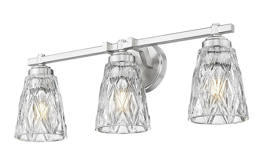 Z-Lite - 1960-3V-BN - Three Light Vanity - Andree - Brushed Nickel
