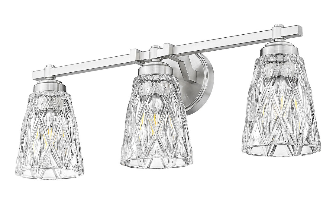 Z-Lite - 1960-3V-BN - Three Light Vanity - Andree - Brushed Nickel