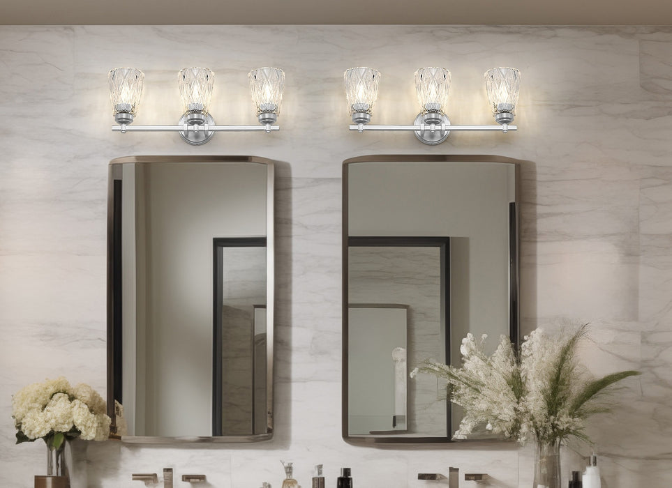 Z-Lite - 1960-3V-BN - Three Light Vanity - Andree - Brushed Nickel