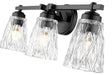 Z-Lite - 1960-3V-MB - Three Light Vanity - Andree - Matte Black