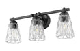 Z-Lite - 1960-3V-MB - Three Light Vanity - Andree - Matte Black