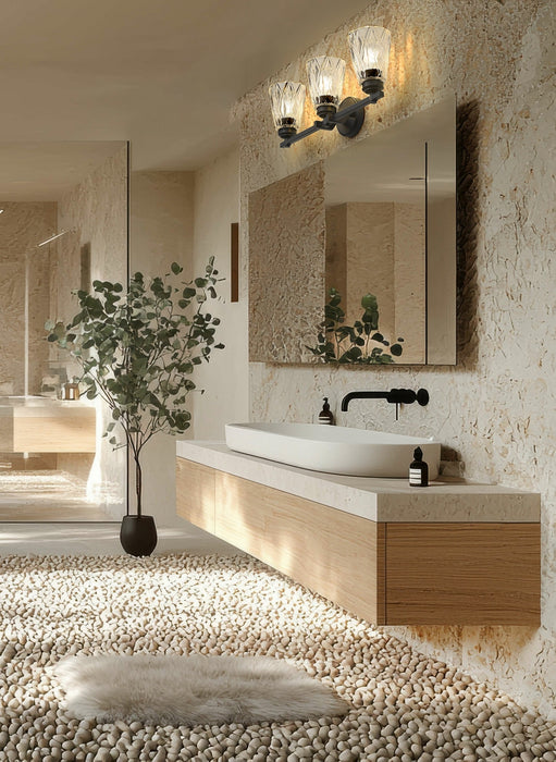 Z-Lite - 1960-3V-MB - Three Light Vanity - Andree - Matte Black