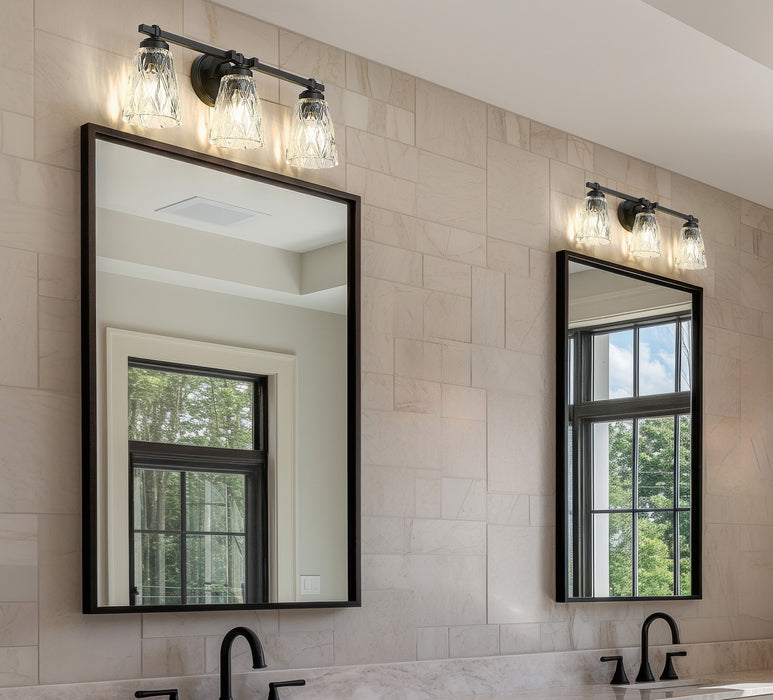 Z-Lite - 1960-3V-MB - Three Light Vanity - Andree - Matte Black