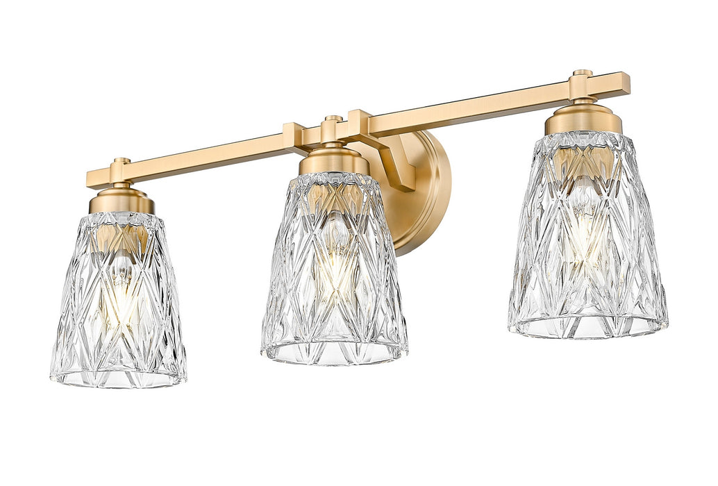 Z-Lite - 1960-3V-MGLD - Three Light Vanity - Andree - Modern Gold