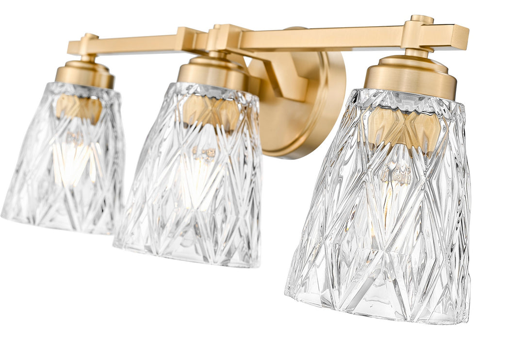 Z-Lite - 1960-3V-MGLD - Three Light Vanity - Andree - Modern Gold