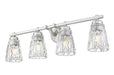 Z-Lite - 1960-4V-BN - Four Light Vanity - Andree - Brushed Nickel