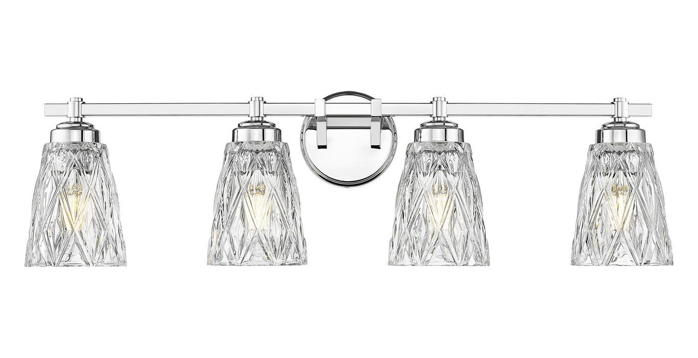 Z-Lite - 1960-4V-CH - Four Light Vanity - Andree - Chrome