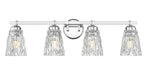 Z-Lite - 1960-4V-CH - Four Light Vanity - Andree - Chrome