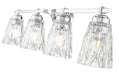 Z-Lite - 1960-4V-CH - Four Light Vanity - Andree - Chrome