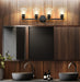 Z-Lite - 1960-4V-MB - Four Light Vanity - Andree - Matte Black