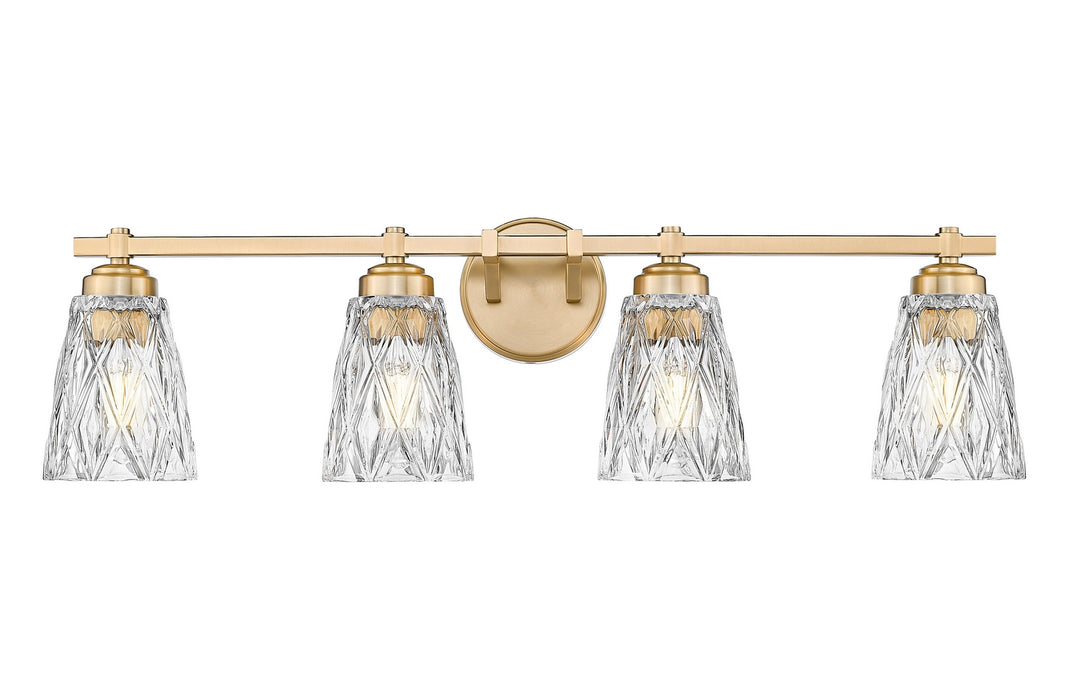 Z-Lite - 1960-4V-MGLD - Four Light Vanity - Andree - Modern Gold