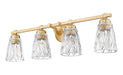 Z-Lite - 1960-4V-MGLD - Four Light Vanity - Andree - Modern Gold