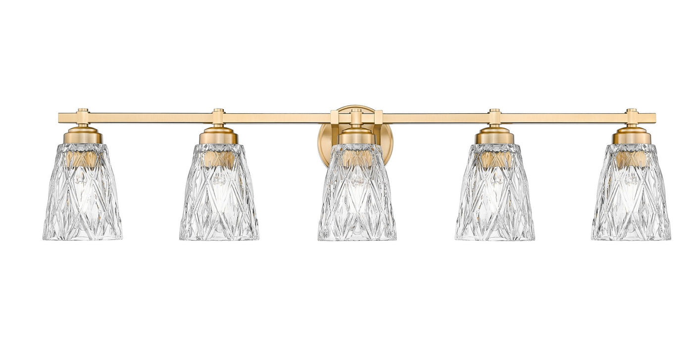 Z-Lite - 1960-5V-MGLD - Five Light Vanity - Andree - Modern Gold