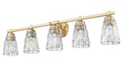 Z-Lite - 1960-5V-MGLD - Five Light Vanity - Andree - Modern Gold