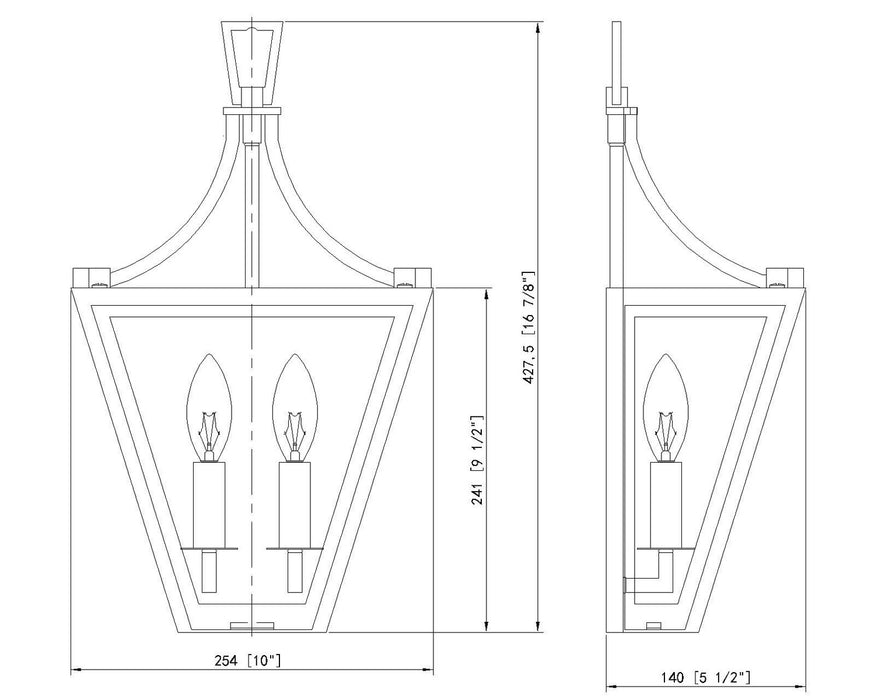 Z-Lite - 1961-2S-IO - Two Light Wall Sconce - Montalcino - Iron Ore