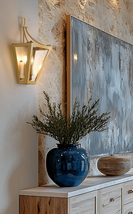Z-Lite - 1961-2S-RB - Two Light Wall Sconce - Montalcino - Rubbed Brass