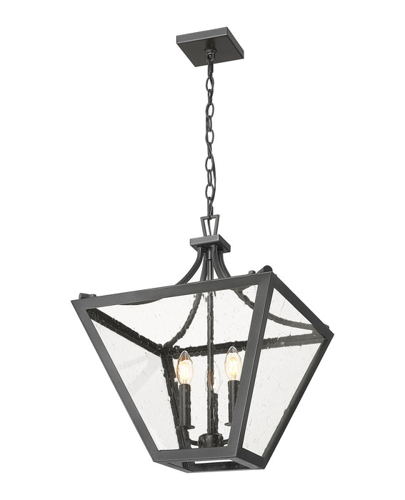 Z-Lite - 1961-3C-IO - Three Light Chandelier - Montalcino - Iron Ore