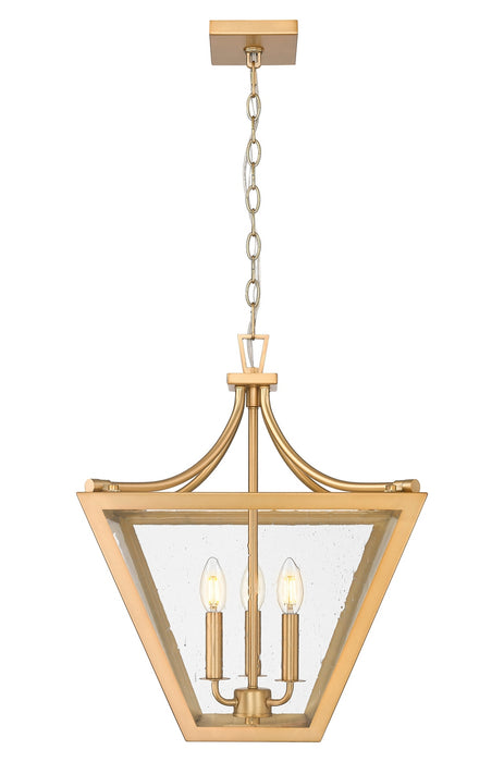 Z-Lite - 1961-3C-RB - Three Light Chandelier - Montalcino - Rubbed Brass