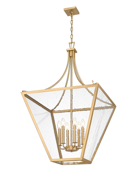 Z-Lite - 1961-6RB - Six Light Chandelier - Montalcino - Rubbed Brass