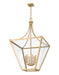 Z-Lite - 1961-6RB - Six Light Chandelier - Montalcino - Rubbed Brass