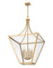 Z-Lite - 1961-6RB - Six Light Chandelier - Montalcino - Rubbed Brass