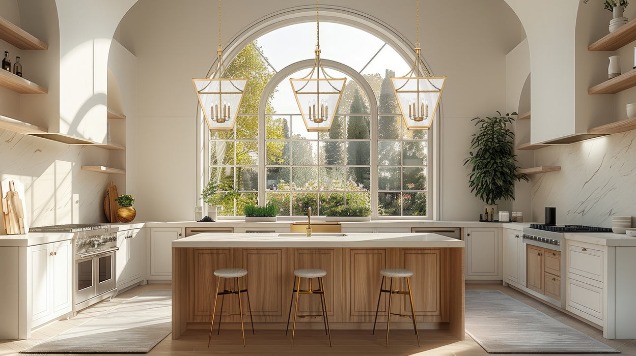 Z-Lite - 1961-6RB - Six Light Chandelier - Montalcino - Rubbed Brass