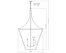 Z-Lite - 1961-8IO - Eight Light Chandelier - Montalcino - Iron Ore