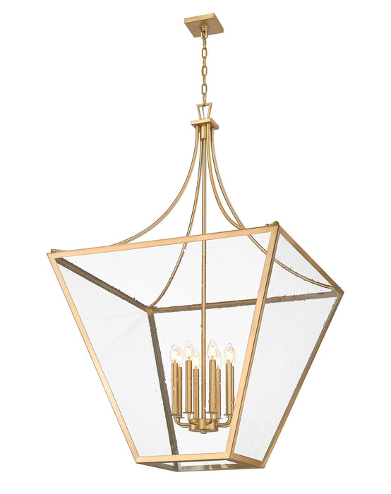 Z-Lite - 1961-8RB - Eight Light Chandelier - Montalcino - Rubbed Brass