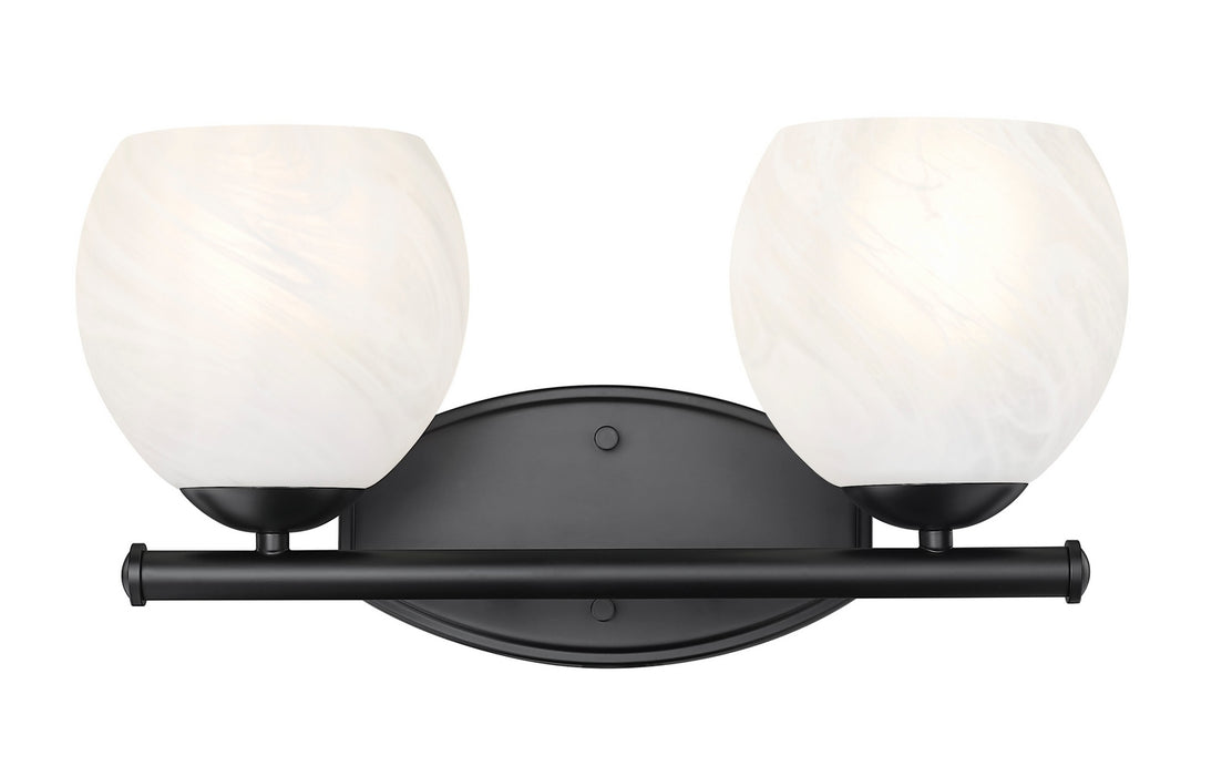 Z-Lite - 1963-2V-MB - Two Light Vanity - Colette - Matte Black