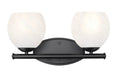 Z-Lite - 1963-2V-MB - Two Light Vanity - Colette - Matte Black