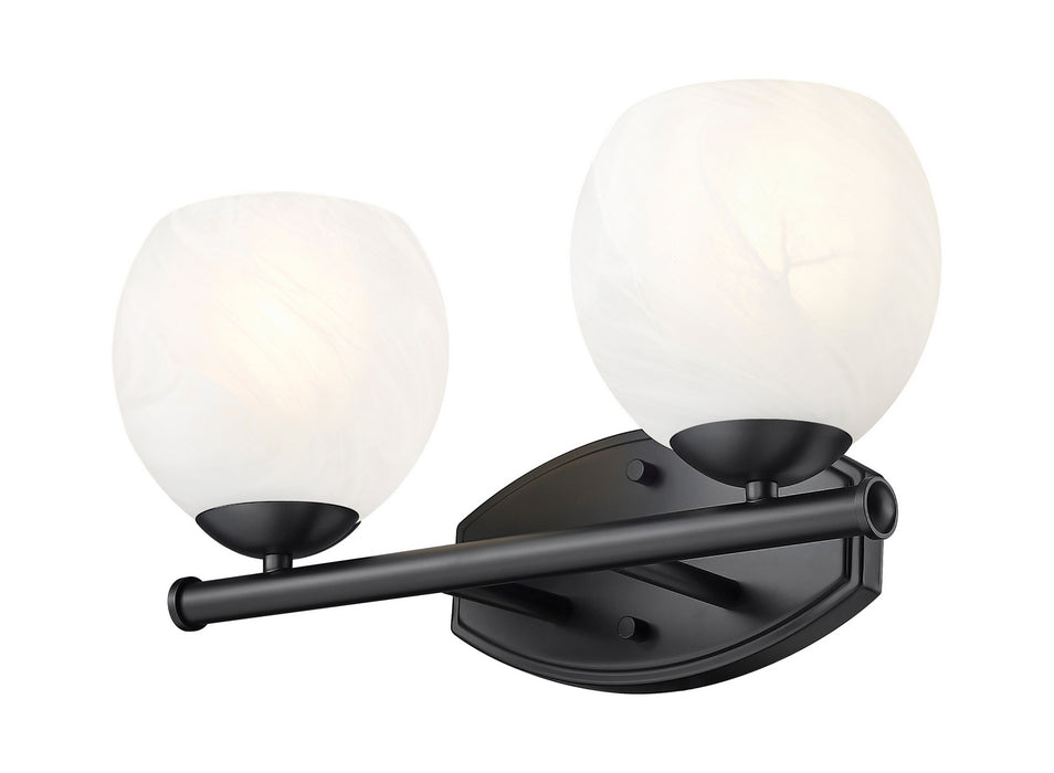 Z-Lite - 1963-2V-MB - Two Light Vanity - Colette - Matte Black
