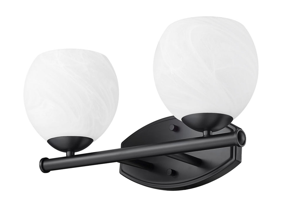 Z-Lite - 1963-2V-MB - Two Light Vanity - Colette - Matte Black