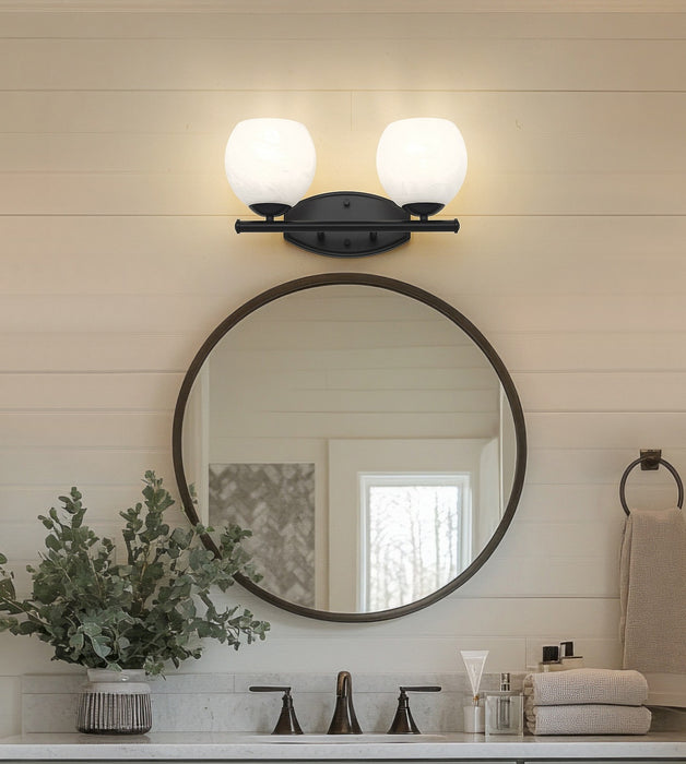 Z-Lite - 1963-2V-MB - Two Light Vanity - Colette - Matte Black